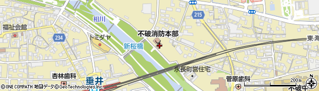 岐阜県不破郡垂井町2466周辺の地図