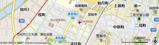 八百桂商店周辺の地図