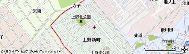 愛知県犬山市上野新町399周辺の地図
