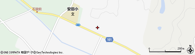 島根県安来市伯太町安田中24周辺の地図