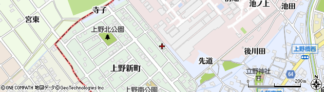 愛知県犬山市上野新町540周辺の地図