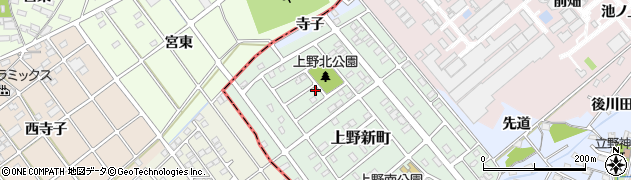 愛知県犬山市上野新町183周辺の地図