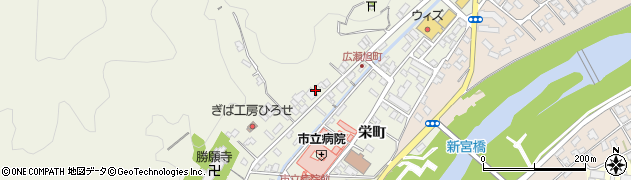 島根県安来市広瀬町広瀬（旭町）周辺の地図