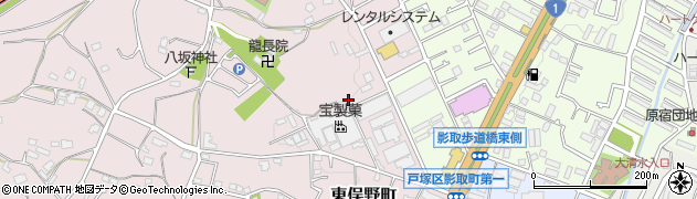 神奈川県横浜市戸塚区東俣野町1751周辺の地図