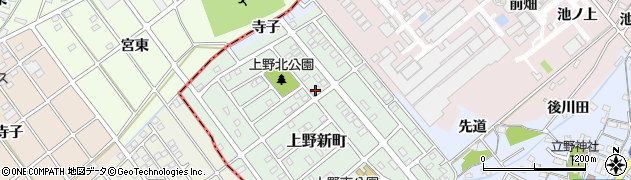 愛知県犬山市上野新町402周辺の地図