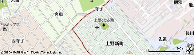 愛知県犬山市上野新町156周辺の地図