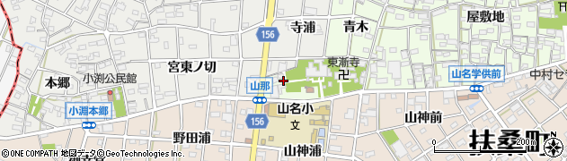 愛知県丹羽郡扶桑町山那大持843周辺の地図