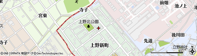愛知県犬山市上野新町404周辺の地図