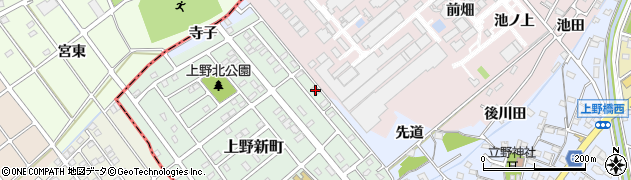 愛知県犬山市上野新町542周辺の地図