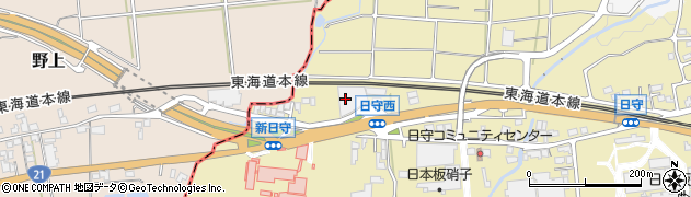 中京貨物運輸株式会社　西営業所周辺の地図