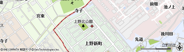 愛知県犬山市上野新町406周辺の地図