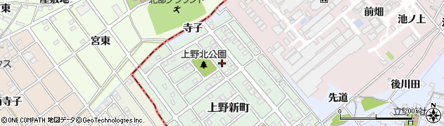 愛知県犬山市上野新町411周辺の地図