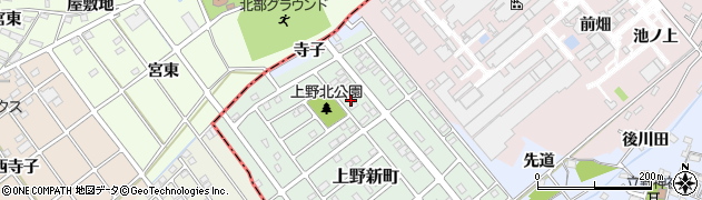 愛知県犬山市上野新町416周辺の地図