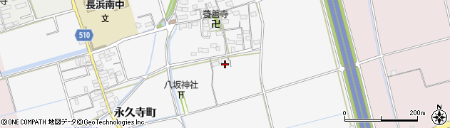 滋賀県長浜市永久寺町周辺の地図
