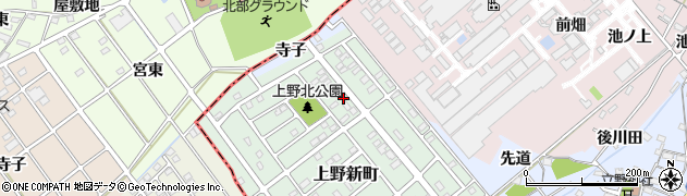 愛知県犬山市上野新町410周辺の地図