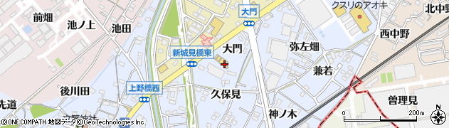 愛知県犬山市上野大門707周辺の地図