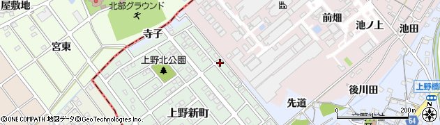 愛知県犬山市上野新町545周辺の地図