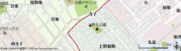 愛知県犬山市上野新町123周辺の地図