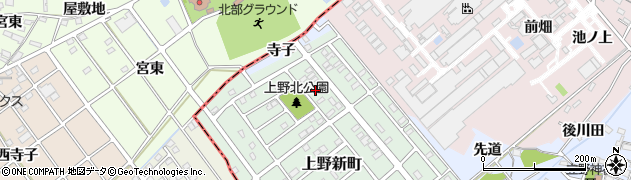 愛知県犬山市上野新町420周辺の地図