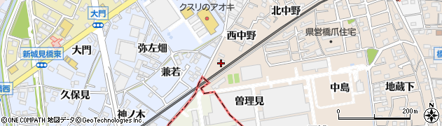 愛知県犬山市橋爪曽理見2周辺の地図