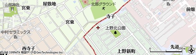 愛知県犬山市上野新町5周辺の地図