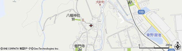 岐阜県多治見市大針町579-2周辺の地図