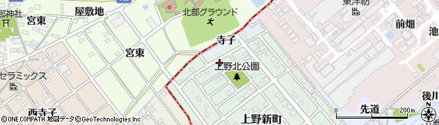 愛知県犬山市上野新町110周辺の地図