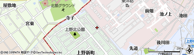 愛知県犬山市上野新町549周辺の地図