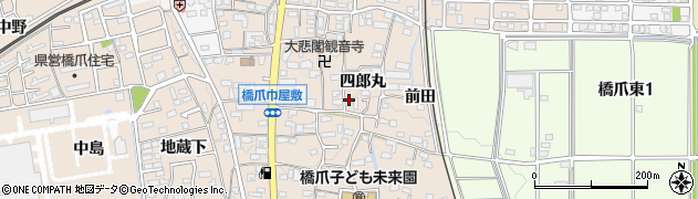 愛知県犬山市橋爪（四郎丸）周辺の地図