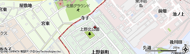 愛知県犬山市上野新町424周辺の地図