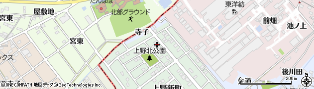愛知県犬山市上野新町430周辺の地図