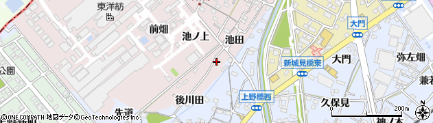 愛知県犬山市木津池田周辺の地図