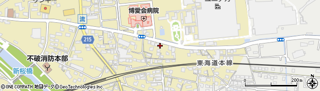 岐阜県不破郡垂井町2416-3周辺の地図
