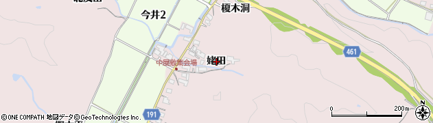 愛知県犬山市今井（姥田）周辺の地図