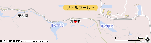 愛知県犬山市今井畑ケ平周辺の地図
