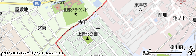 愛知県犬山市上野新町460周辺の地図