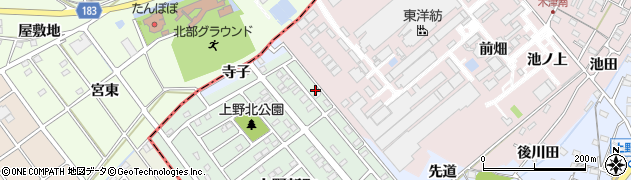 愛知県犬山市上野新町553周辺の地図