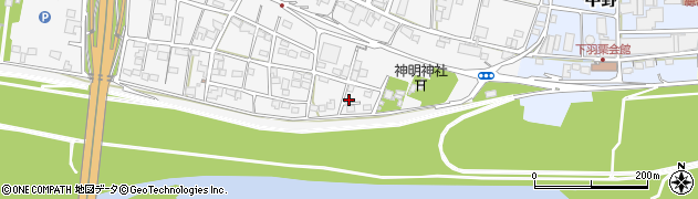 岐阜県羽島郡笠松町円城寺1624-1周辺の地図