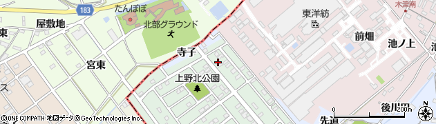 愛知県犬山市上野新町455周辺の地図