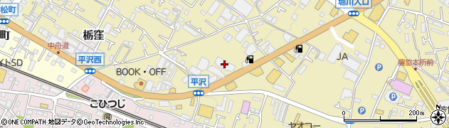 神奈川県秦野市平沢393周辺の地図