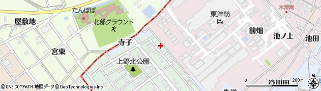 愛知県犬山市上野新町561周辺の地図