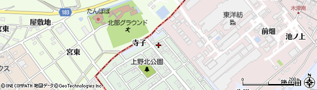 愛知県犬山市上野新町444周辺の地図