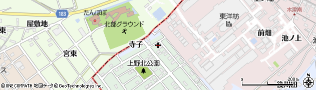 愛知県犬山市上野新町447周辺の地図