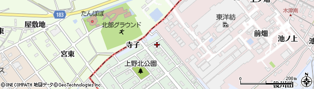 愛知県犬山市上野新町448周辺の地図