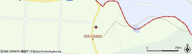 鳥取県西伯郡南部町西原周辺の地図