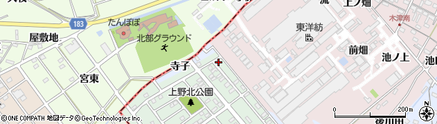愛知県犬山市上野新町567周辺の地図