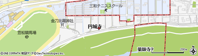 岐阜県羽島郡笠松町円城寺2292周辺の地図