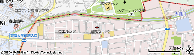 神奈川県平塚市真田3丁目周辺の地図
