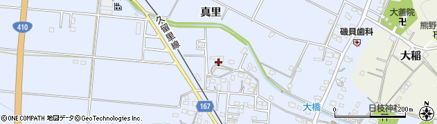 千葉県木更津市真里周辺の地図