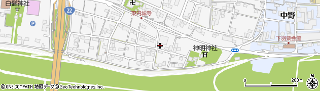 岐阜県羽島郡笠松町円城寺1615周辺の地図